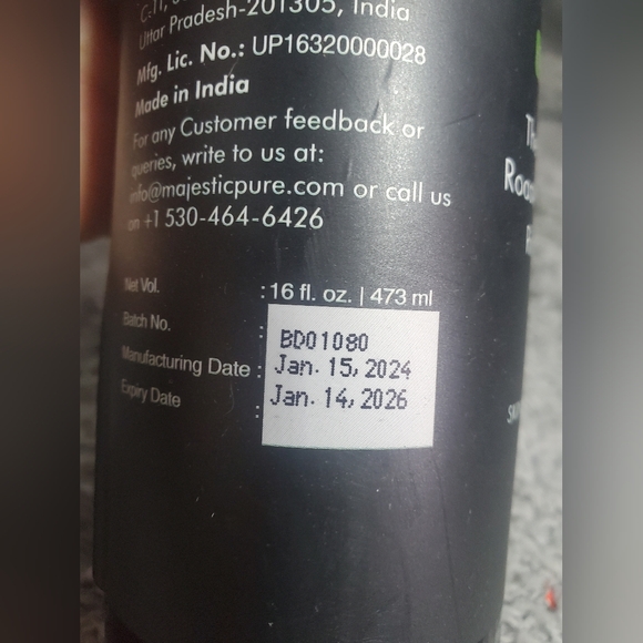 MAJESTIC PURE Jamaican Black Castor Oil | 100% Pure & Natural Therapeutic Grade - Picture 4 of 4